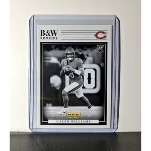 Caleb Williams 2024 Panini NFL #3 Black & White Rookies Card Bears 1 of 680